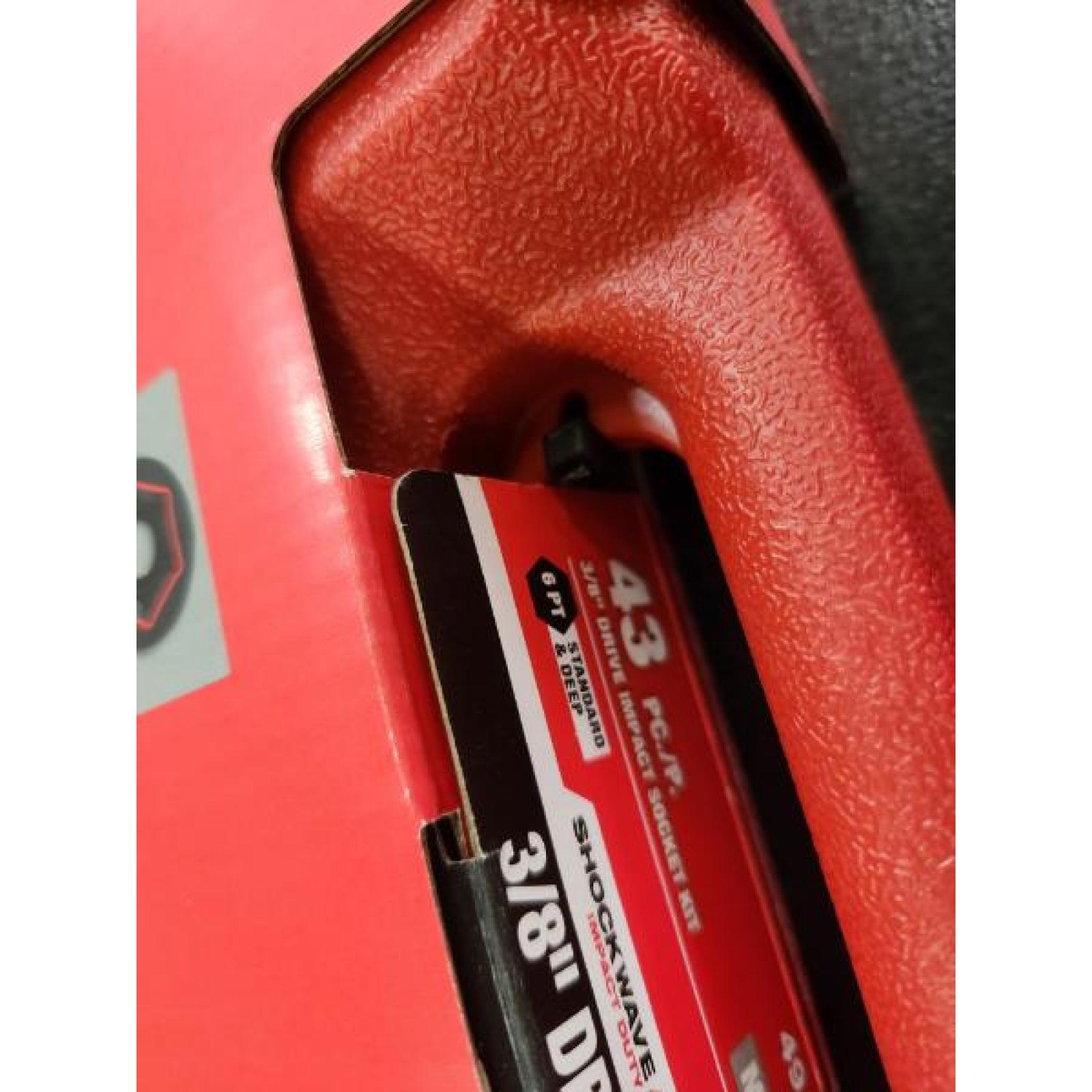 Phoenix NEW Milwaukee SHOCKWAVE 3/8 in. Drive SAE and Metric 6 Point Impact Socket Set (43-Piece) (SEALED)