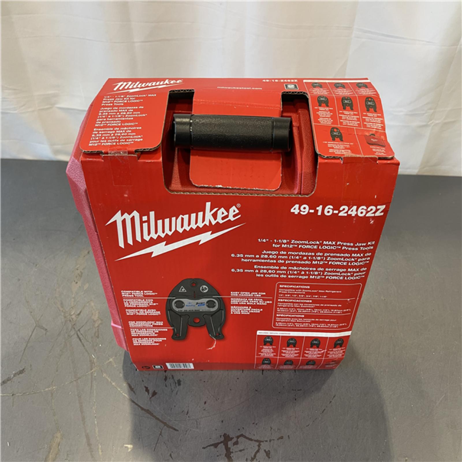 New! - Milwaukee 1/4 in. - 1-1/8 in. ZoomLock MAX Press Jaw Kit for M12 FORCE LOGIC Press Tool