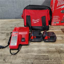 HOUSTON LOCATION - AS-IS Milwaukee 18V Cordless Brushed 2-Tool Drill/Driver and Impact Driver Kit