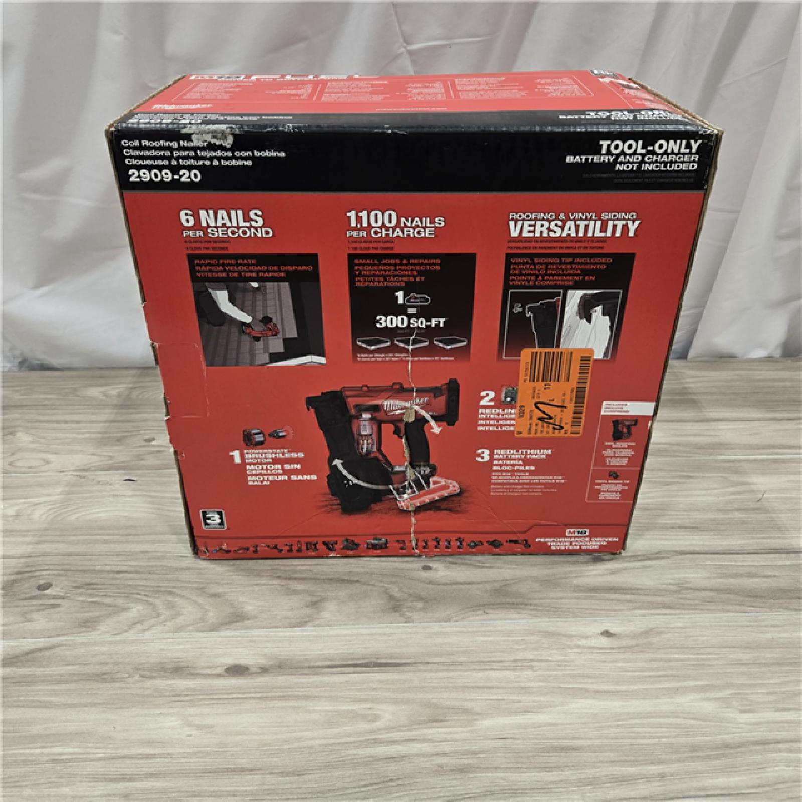 NEW! - Milwaukee M18 FUEL Coil Roofing Nailer (TOOL ONLY)