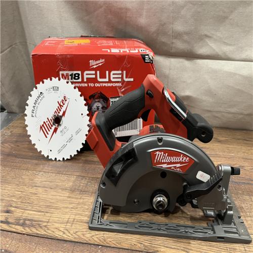 AS-IS M18 FUEL 18V Lithium-Ion Brushless Cordless 6-1/2 in. Circular Saw (Tool-Only)