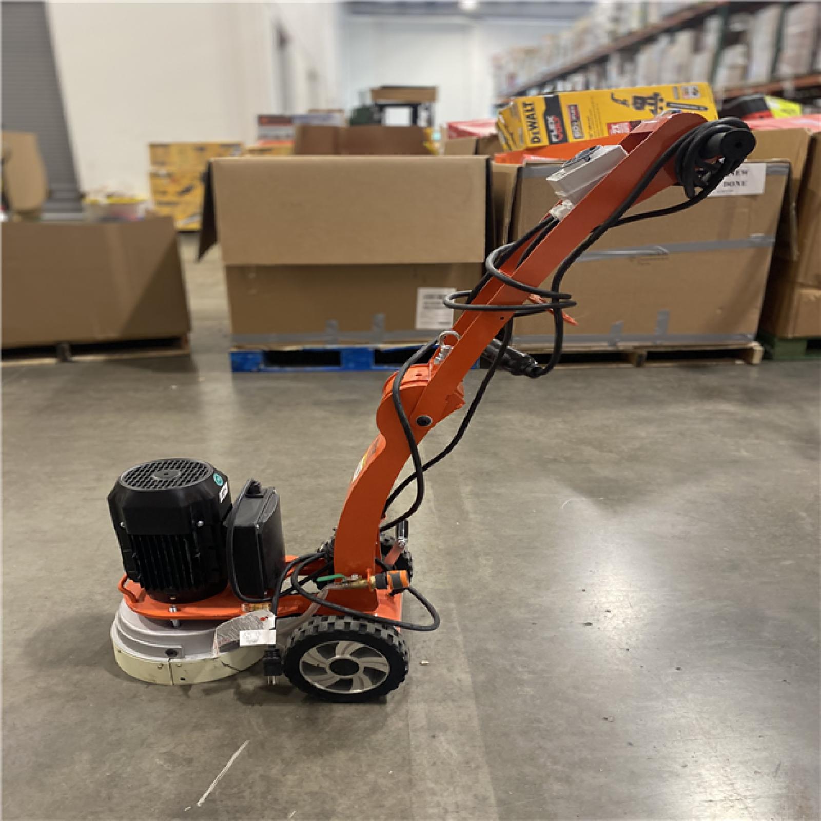Dallas Location - As-Is  VEVOR  Electric Concrete Floor Grinder 10 in. Walk-Behind Grinder 1.7HP Concrete Floor Polisher  1300W Grinding Machine 1720RPM