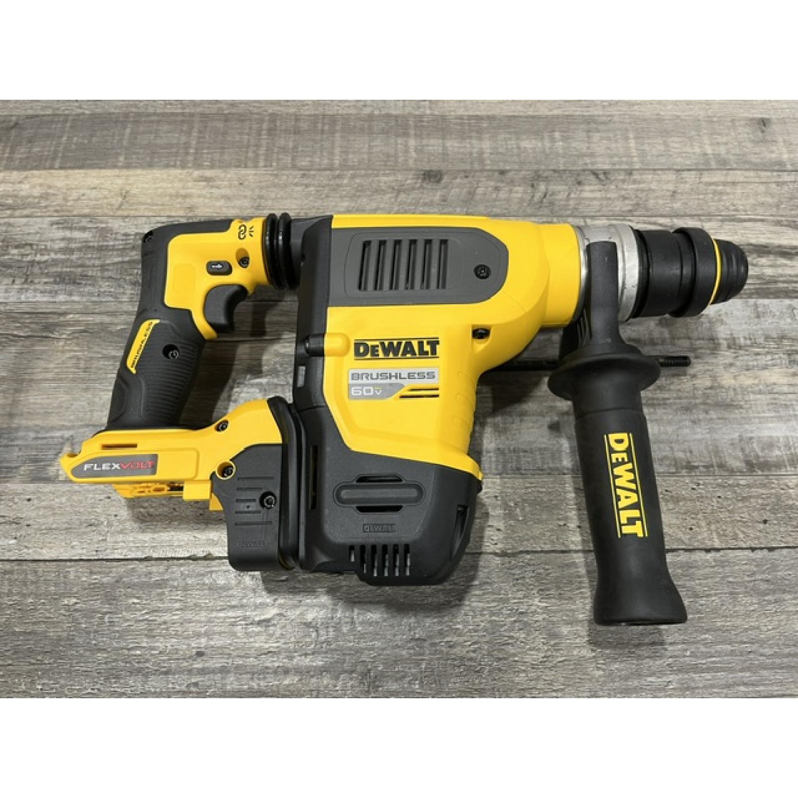 AS-IS DEWALT FLEXVOLT 60V MAX Cordless 1-1/4 in. SDS Plus Rotary Hammer (Tool Only)