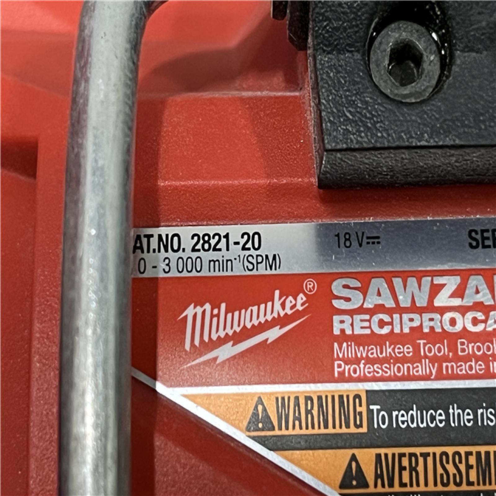 AS-IS Milwaukee FUEL GEN-2 18V Lithium-Ion Brushless Cordless SAWZALL Reciprocating Saw (Tool-Only)