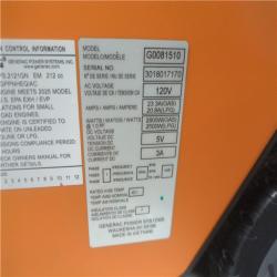 CALIFORNIA AS-IS GENERAC PORTABLE POWER GENERATOR