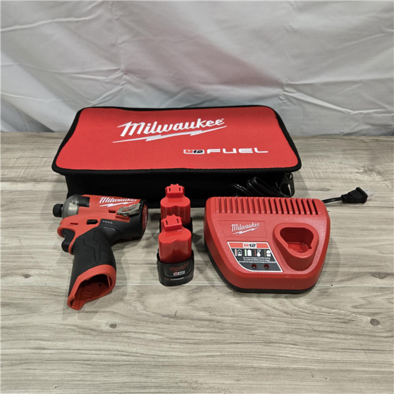 LIKE NEW! - Milwaukee M12 FUEL 12V Cordless Hex Impact Driver Compact Kit