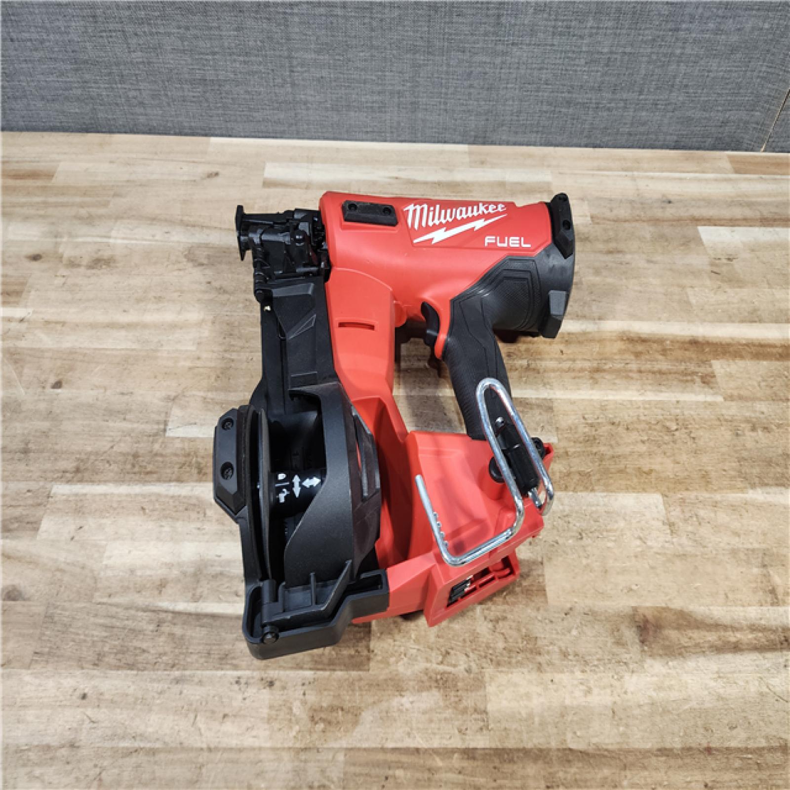 HOUSTON LOCATION - AS - IS Milwaukee FUEL 18-Volt Lithium-Ion Brushless Cordless Coil Roofing Nailer (Tool Only)