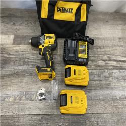 AS-IS DEWALT 20V XR Lithium-Ion Cordless Brushless 1/2 in. Drill/Driver Kit