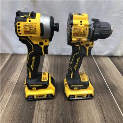 AS-IS DEWALT ATOMIC 20-Volt MAX Lithium-Ion Cordless Combo Kit