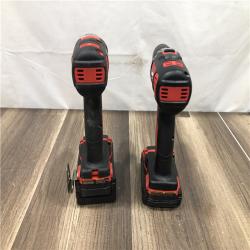 AS-IS Milwaukee M18 18V Lithium-Ion Cordless Drill Driver/Impact Driver Combo Kit