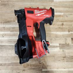 HOUSTON LOCATION - AS-IS (APPEARS LIKE NEW) Milwaukee FUEL 18-Volt Lithium-Ion Brushless Cordless Coil Roofing Nailer (Tool Only)