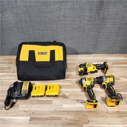 HOUSTON LOCATION - AS-IS DEWALT ATOMIC 20-Volt Lithium-Ion Cordless Brushless (3-Tool) Combo Kit