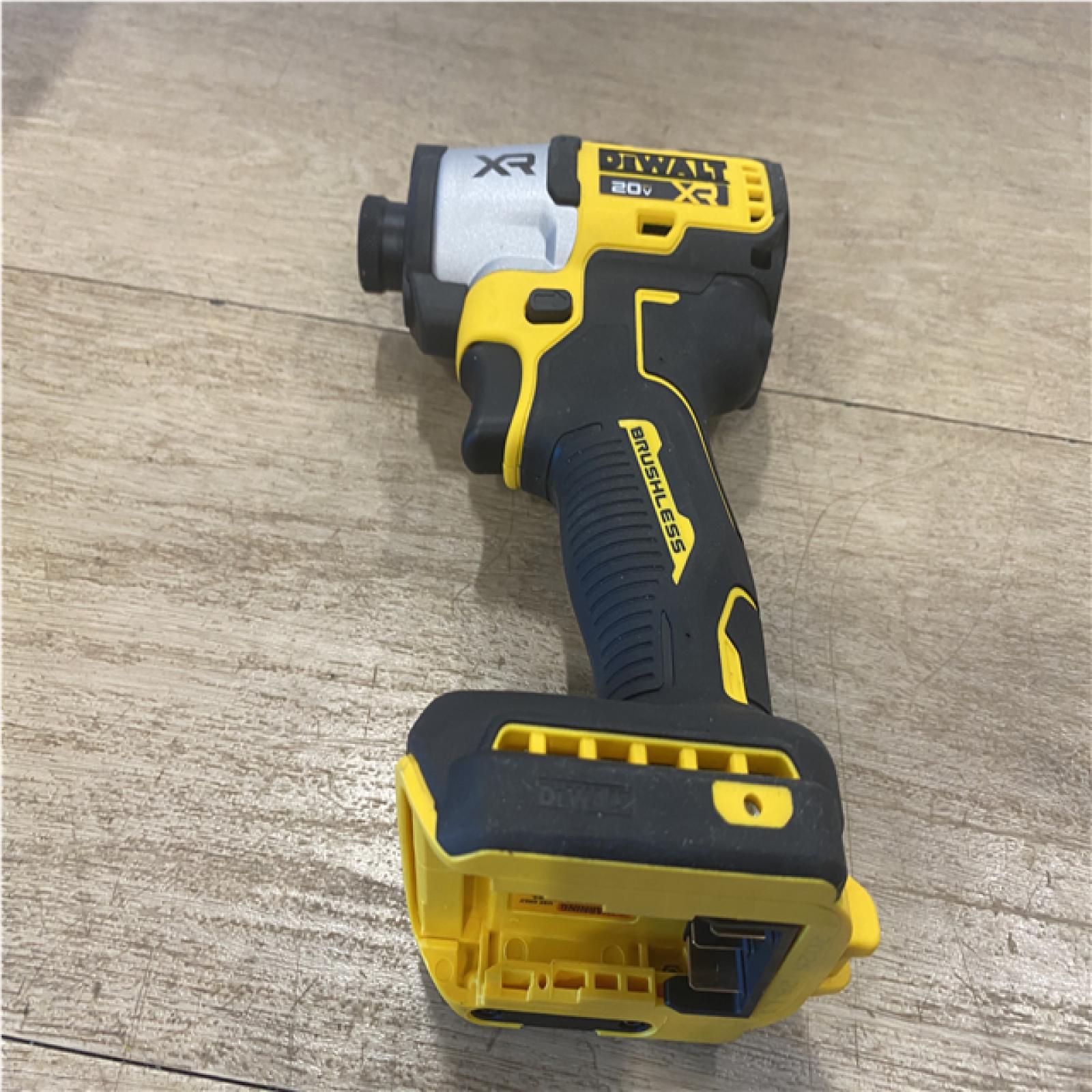 AS-IS DEWALT 20-Volt Maximum XR Cordless Brushless 1/4 in. 3-Speed Impact Driver (Tool-Only)