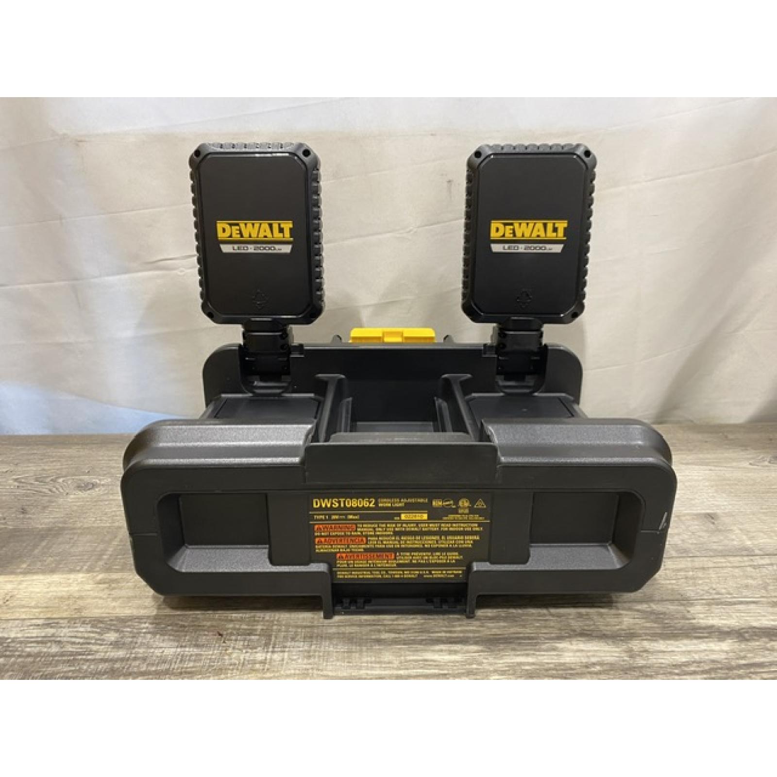 AS-IS DEWALT Tough System 2.0 Flex Volt 20V/60V Cordless LED Adjustable Work Light