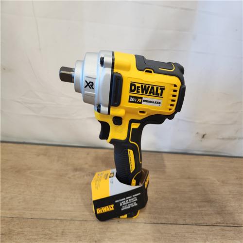 AS-IS- DeWalt 20-Volt MAX XR Lithium-Ion Brushless Cordless 1/2 in. Impact Wrench with Detent Pin Anvil (Tool-Only)