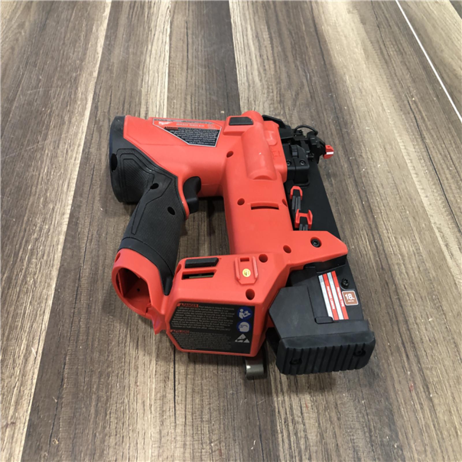 AS-IS Milwaukee FUEL 12-Volt Lithium-Ion Brushless Cordless 18-Gauge 1-1/2 in. Compact Brad Nailer (Tool Only)