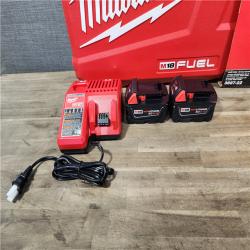 HOUSTON LOCATION - AS-IS MILWAUKEE FUEL 18V Lithium-Ion Brushless Cordless Hammer Drill and Impact Driver Combo Kit