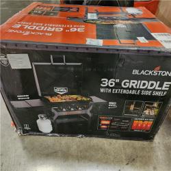 Phoenix AS-IS Blackstone 4-Burner Liquid Propane Outdoor Griddle with Hood in Black