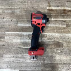 Houston Location AS-IS Milwaukee FUEL 18V Lithium-Ion Brushless Cordless 1/4 in. Hex Impact Driver (Tool-Only)