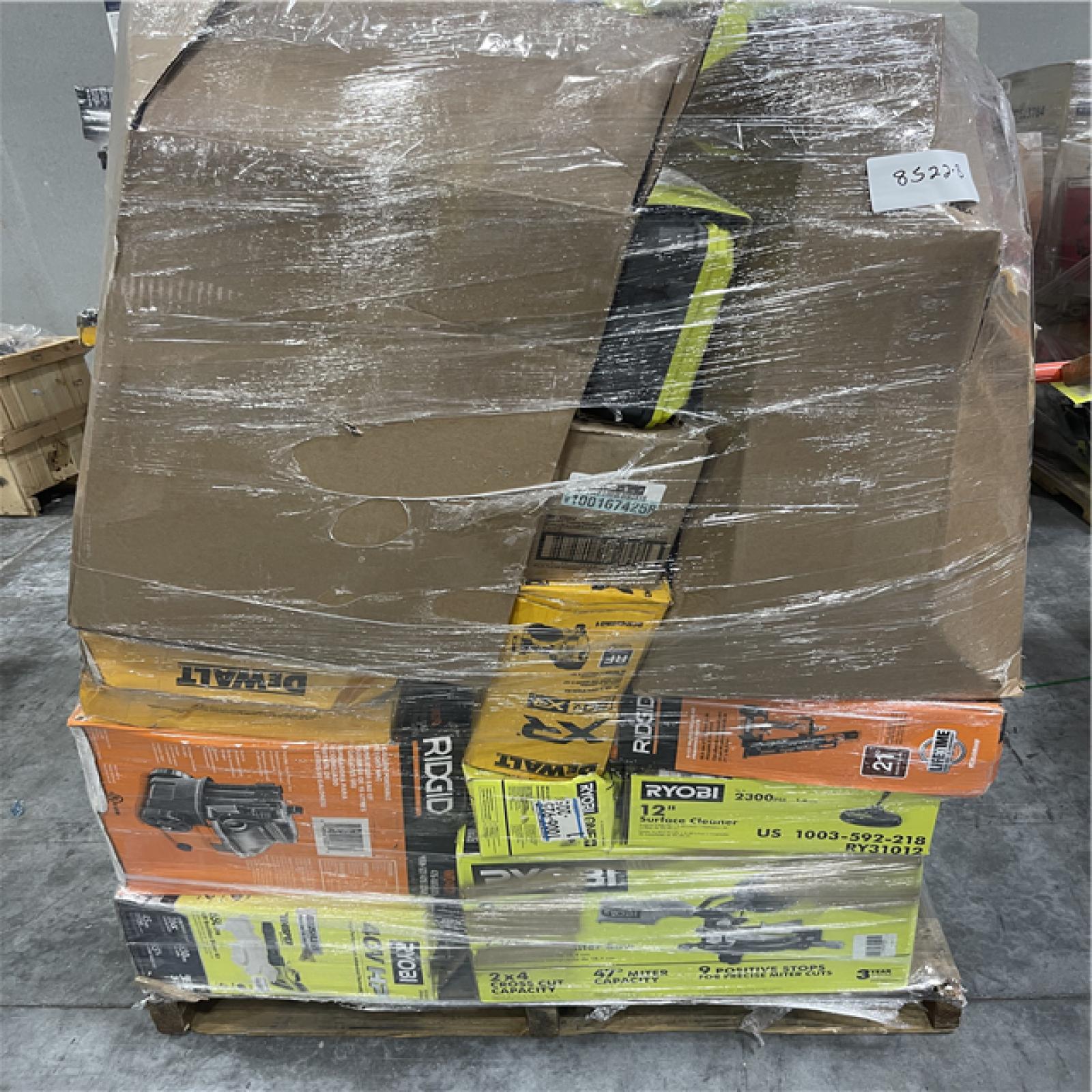 Atlanta Location As-Is Tools and More Partial Truckload (13 Pallets) 8522-B