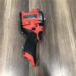 AS-IS Milwaukee  FUEL 12V Lithium-Ion Brushless Cordless Stubby 3/8 in. Impact Wrench (Tool-Only)