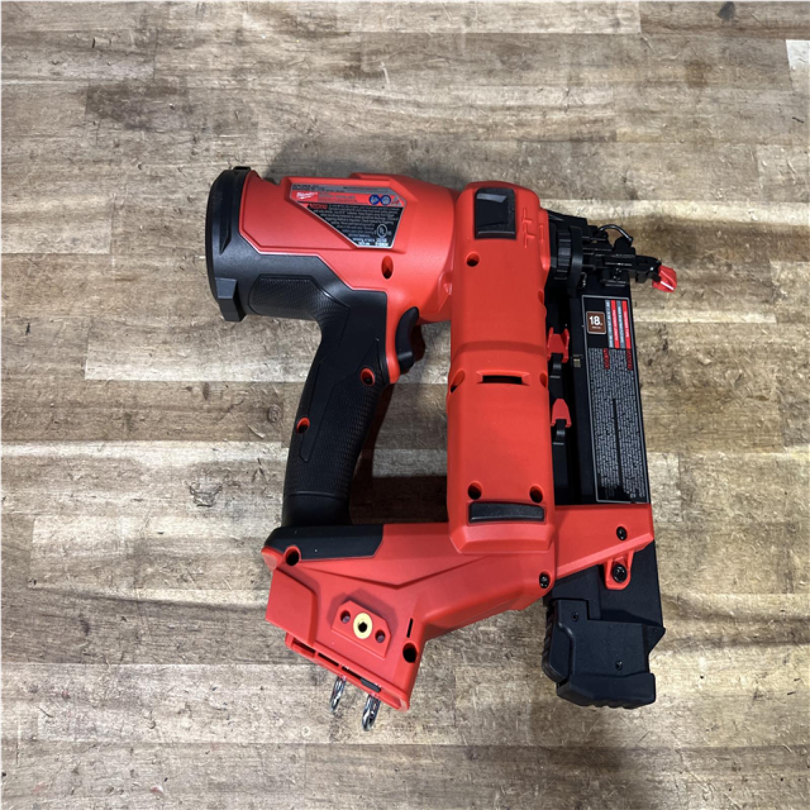 Houston Location AS-IS Milwaukee FUEL 18-Volt Lithium-Ion Brushless Cordless Gen II 18-Gauge Brad Nailer (Tool-Only)