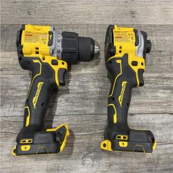 AS-IS DEWALT 20V MAX XR Hammer Drill and ATOMIC Impact Driver 2 Tool Cordless Combo Kit
