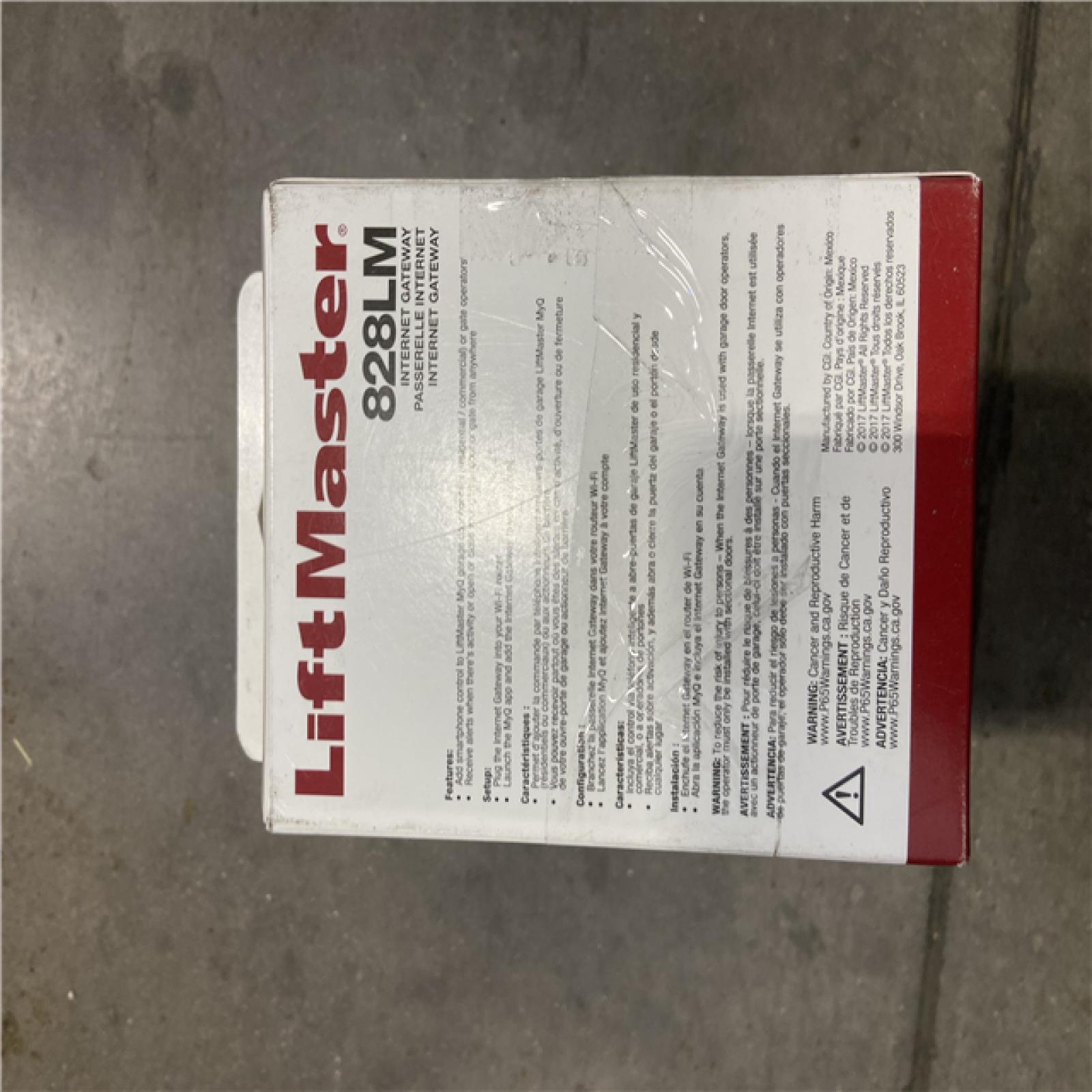 NEW! - LiftMaster 828LM - Internet Gateway - Only Works with LiftMaster Security+ 2.0 Garage Door Openers (4 UNITS)