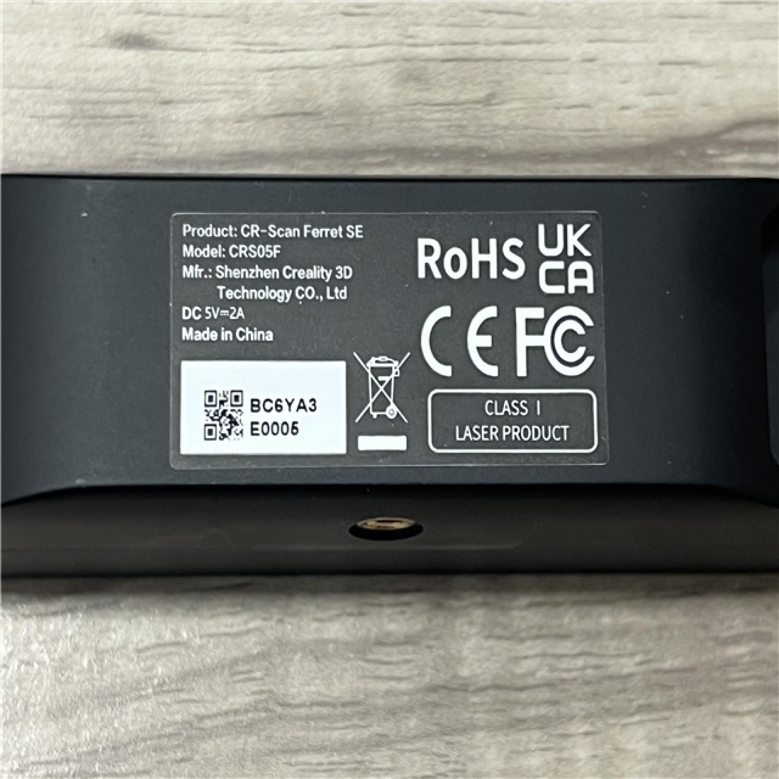 AS-IS Creality CR-Scan Ferret SE Handheld 3D Scanner CRS05F Type-C USB Interface