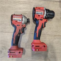 AS-IS Milwaukee 18V Lithium-Ion Brushless Cordless Compact Drill/Impact Combo Kit