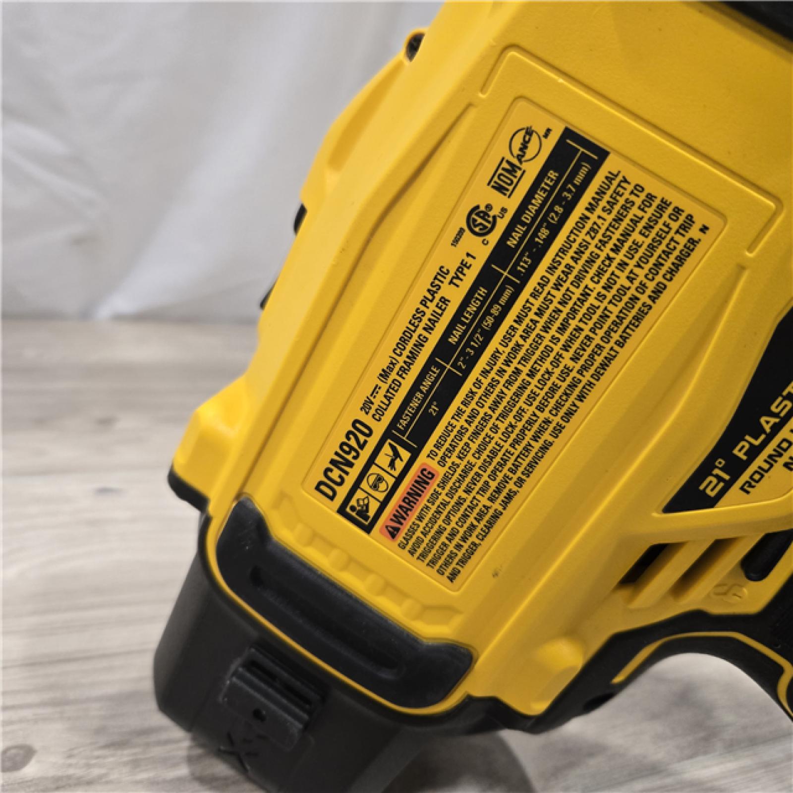 AS-IS DEWALT 20V 21° Cordless Framing Nailer (Tool-Only)