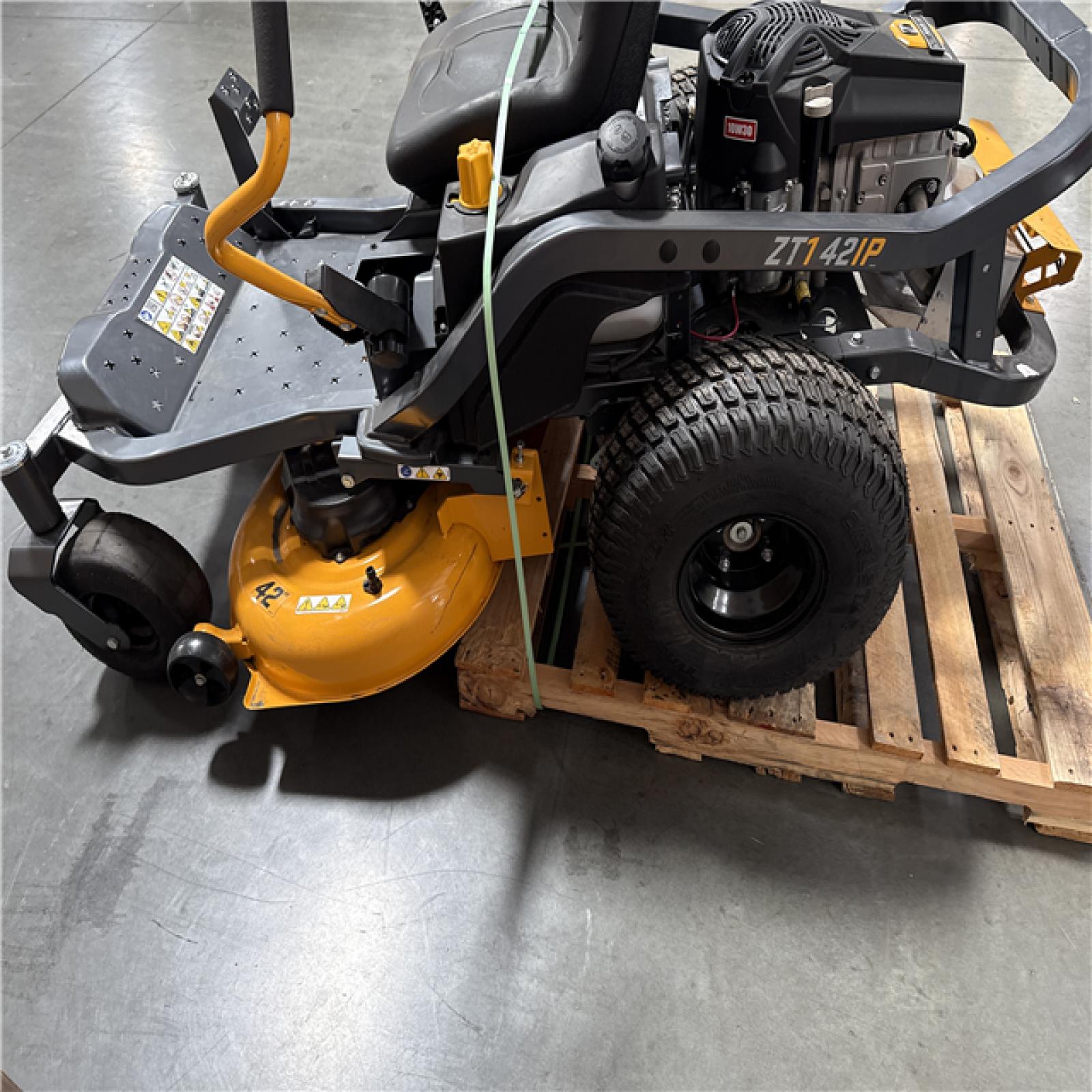 California AS-IS Cub Cadet ZT1 42 Riding Mower