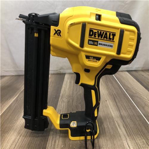 AS-IS DEWALT 20V MAX XR Lithium-Ion Electric Cordless 18-Gauge Brad Nailer (Tool Only)