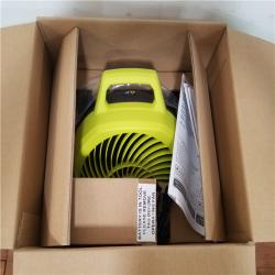 California NEW Ryobi One+ 18V 7.5 Bucket Top Misting Fan Kit  Includes (1) Battery & Charger