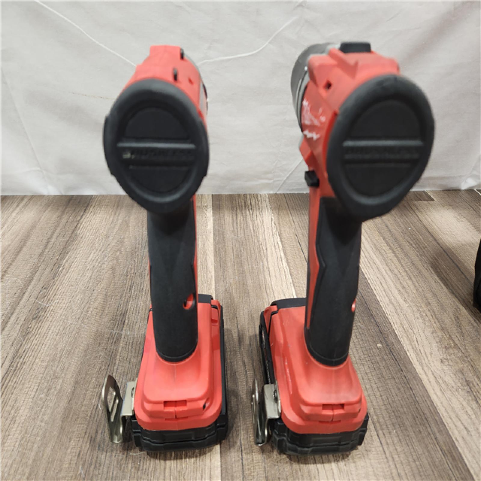 AS-IS- Milwaukee M18 Compact Brushless 2-Tool Combo Kit