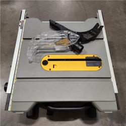 As-Is  DEWALT 15 Amp Corded 8-1/4 in. Compact Portable Jobsite Table Saw