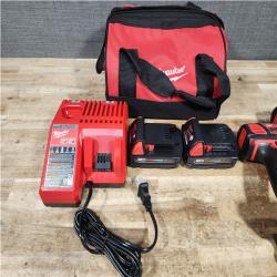 HOUSTON LOCATION - AS - IS Milwaukee 18V Lithium-Ion Cordless Drill Driver/Impact Driver Combo Kit