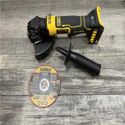 AS-IS DEWALT ATOMIC 20V MAX Cordless 4-1/2 in. Angle Grinder with Paddle Switch (Tool Only)