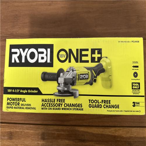 California NEW Ryobi Plus+ 18V 4-1/2 Angle Grinder (Tool Only)