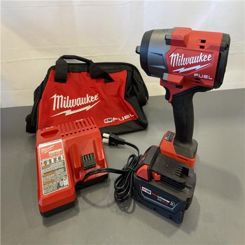 AS-IS - Milwaukee M18 1/2 in. Cordless Brushless High Torque Impact Wrench Kit (Battery & Charger)