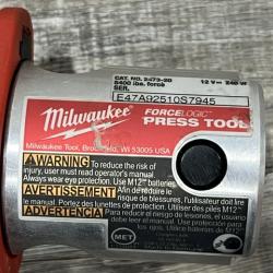 AS-IS Milwaukee 12-Volt Lithium-Ion Force Logic Cordless Press Tool Kit