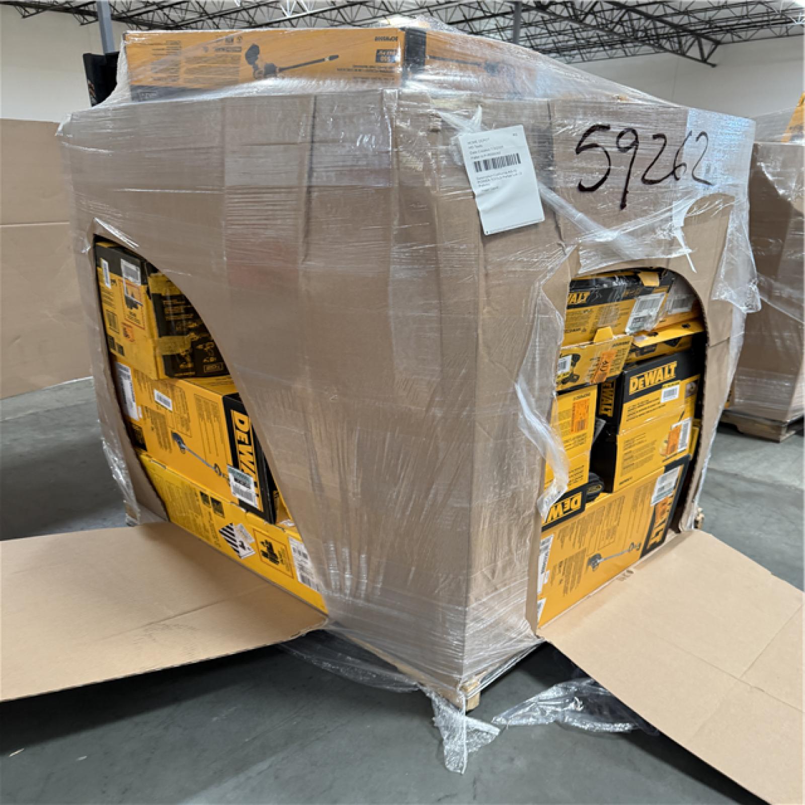 California AS-IS POWER TOOLS Partial Lot (3 Pallets) P-R059262
