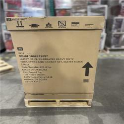 DALLAS LOCATION - HUSKY 56IN 23 DRAWER HEAVY DUTY WORKBENCH -MATTE BLACK