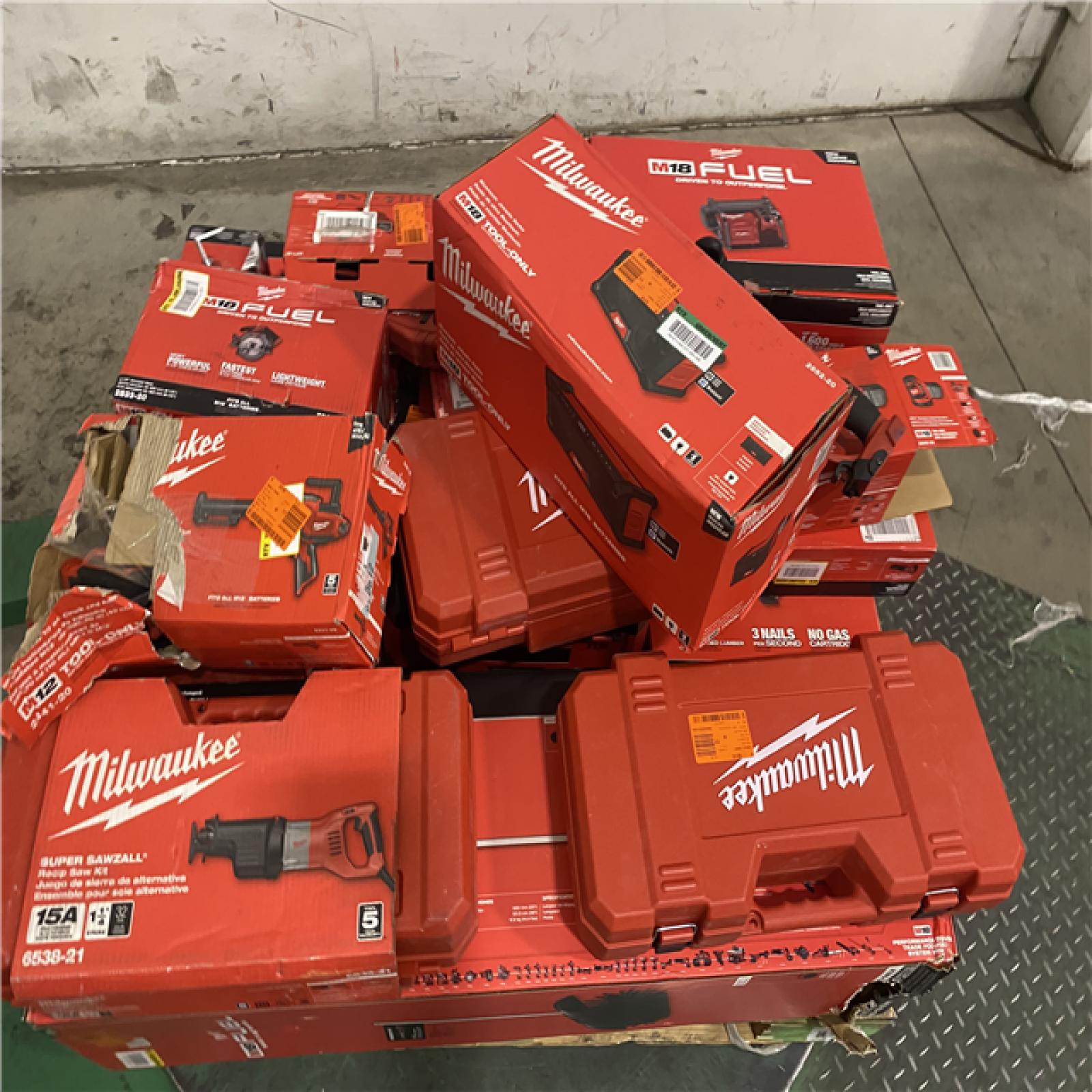 Dallas Location - As-Is MILWAUKEE Tool Pallet