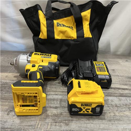AS-IS DEWALT 20V MAX Lithium-Ion Cordless 1/2 in. Impact Wrench Kit
