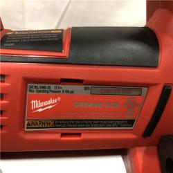 AS-IS Milwaukee 12V Lithium-Ion Cordless Grease Gun (Tool-Only)
