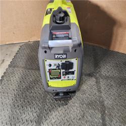 HOUSTON LOCATION - AS-IS RYOBI 2,300-Watt Recoil Start Bluetooth Super Quiet Gasoline Powered Digital Inverter Generator with CO Shutdown Sensor