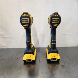 AS-IS- 20V MAX XR Cordless Brushless Drill/Impact 2 Tool Combo Kit with (2) 20V 2.0Ah Batteries and Charger