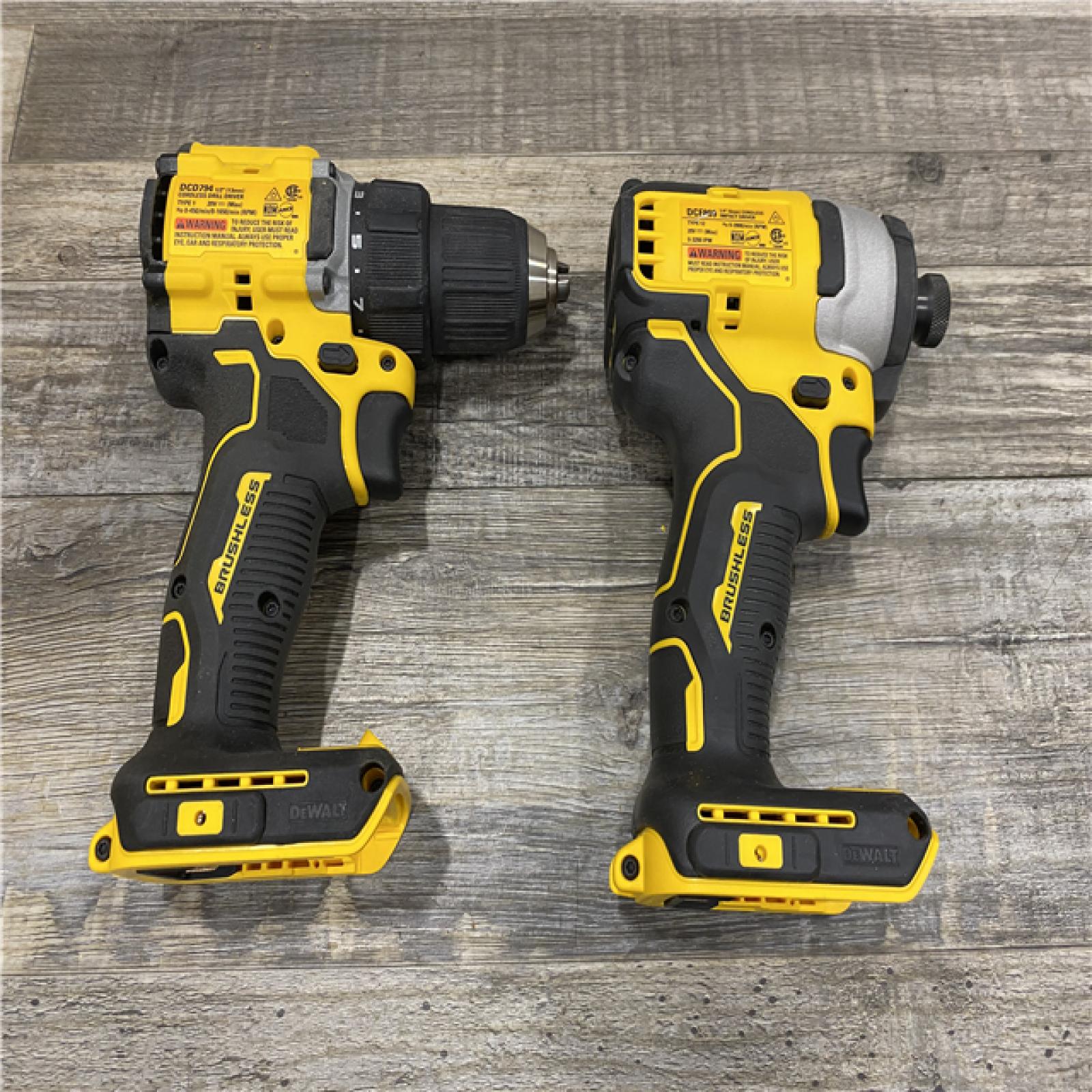 AS-IS DEWALT ATOMIC 20-Volt MAX Lithium-Ion Cordless Combo Kit