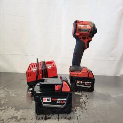 AS-IS- Milwaukee 18-Volt Lithium-Ion XC Starter Kit with Two 5.0Ah Batteries and Charger